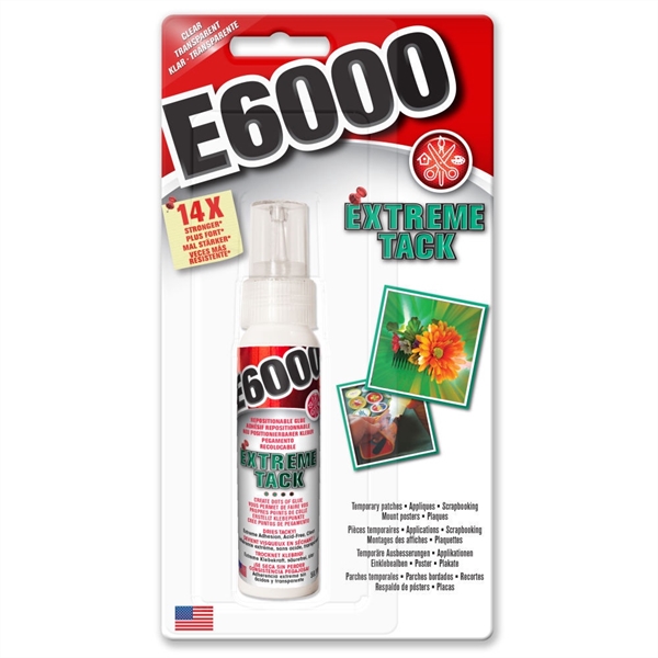 E6000 Extreme Tack Clear 59.1ml (Carded)