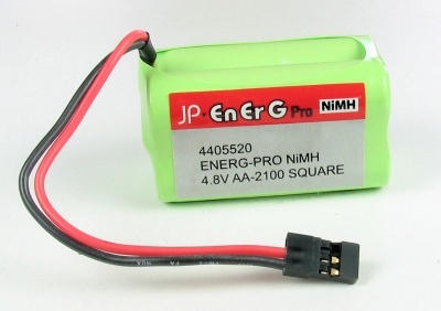 4.8V 2100mAh NiMh Square Rx Pack
