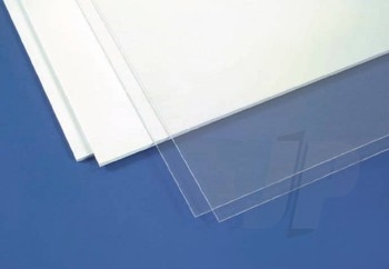 6x12in (15x30cm) White Sheet .020in Thick (3 Sheet per pack)