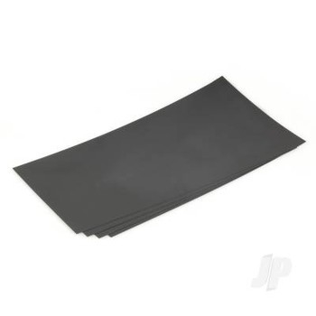 6x12in (15x30cm) Black Sheet .010in Thick (4 Sheet per pack)