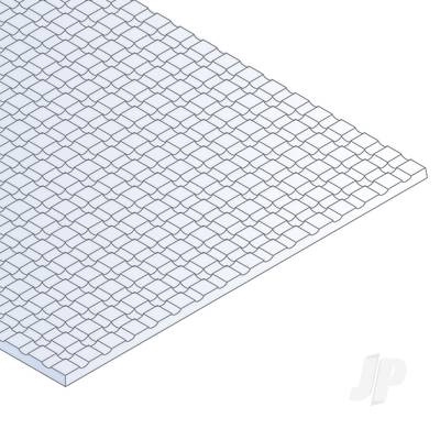 6x12in (15x30cm) Sidewalk Sheet .040in (1.0mm) Thick 1/8x1/8in Spacing (1 Sheet per pack)