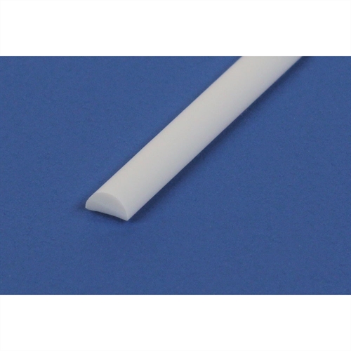 [5-244] 14"" Half Round Strip .125"" (1/8"") (15 per pack)