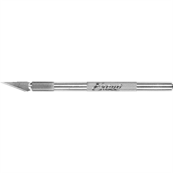 K1 Knife, Light Duty Round Aluminium with Safety Cap (Carded)
