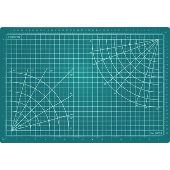 3.5x3.5in Self-Healing Cutting Mat, Green (Bulk)