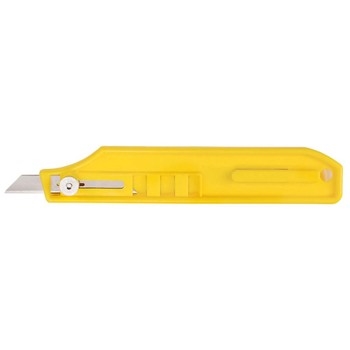 K8 Flat Yellow Handle Knife Carded