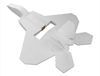 Mini F-22 Raptor Speed Build Kit with Maker Foam 508mm