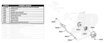 RS-A Pullstart 12-36 Size (A Parts-Plastic)
