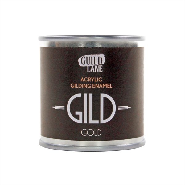 GILD Acrylic Gilding Enamel Paint, Gold (125ml Tin)
