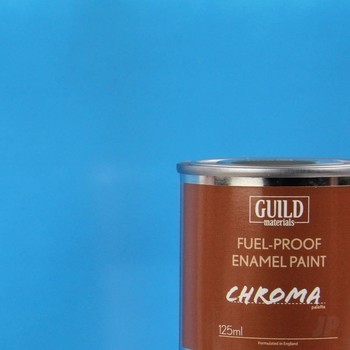 Chroma Enamel Fuelproof Paint Gloss Light Blue (125ml Tin)