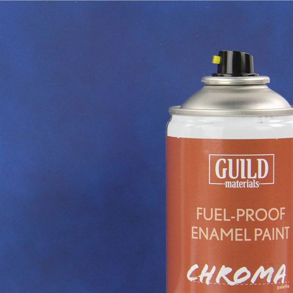 Chroma Enamel Fuelproof Paint Matt Dark Blue (400ml Aerosol)