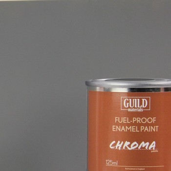Chroma Enamel Fuelproof Paint Matt Dark Grey 125ml Tin