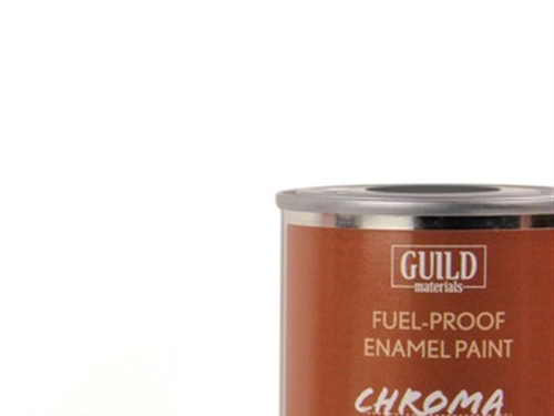 Chroma Enamel Fuelproof Paint Gloss White 125ml Tin