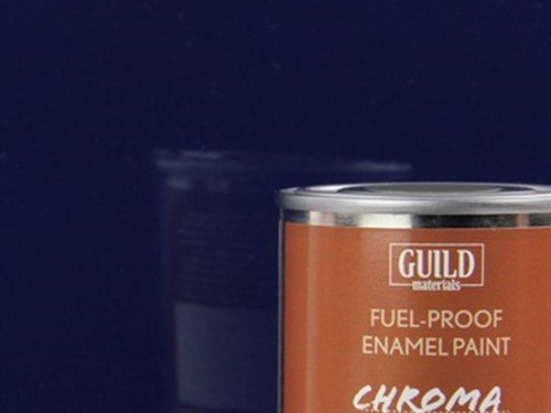 Chroma Enamel Fuelproof Paint Gloss Dark Blue 125ml Tin