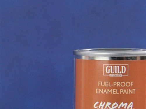 Chroma Enamel Fuelproof Paint Matt Dark Blue 125ml Tin