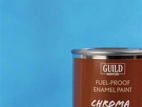 Chroma Enamel Fuelproof Paint Matt Light Blue 125ml Tin