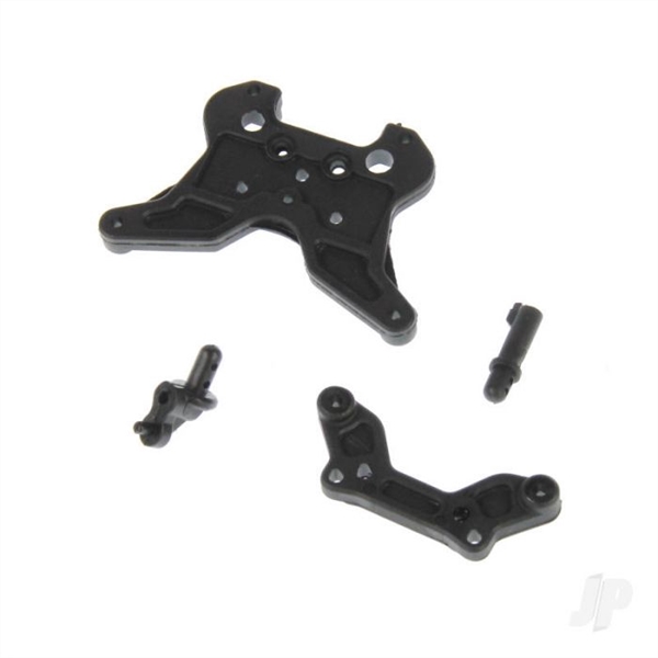 18001B Shock Towers + Body Posts Front/Rear (Gallop)