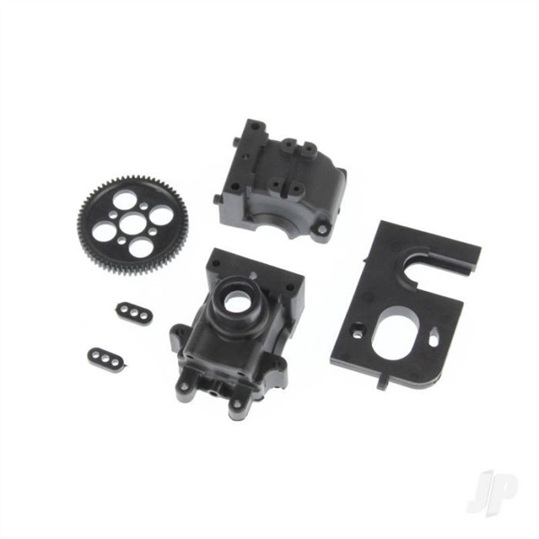 680-P004 Differential Gearbox + Motor Mount + Spur Gear (Volcano, Warhead, Frontier)