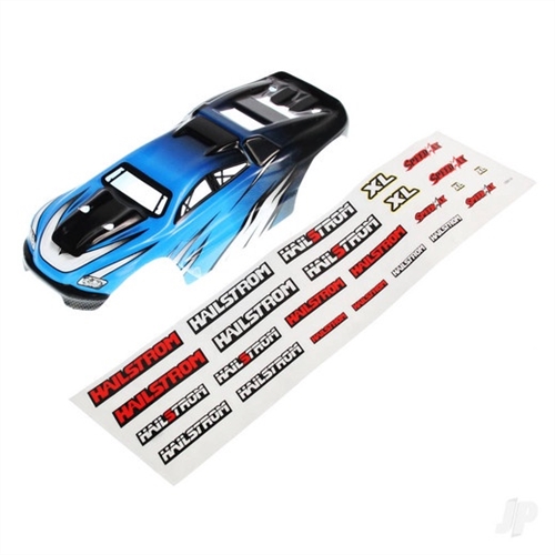 85881 Truggy Body (Blue) with Body Decal (Hailstorm)