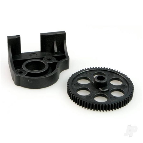 MOTOR MOUNT+SPUR GEAR69T PLASTIC