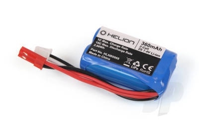 LiIon 2S 360mAh 7.4V JST (Rivos XS)