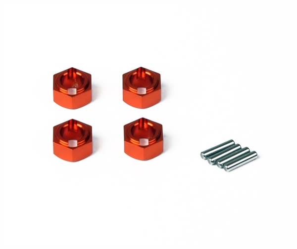 Aluminum Wheel Hexes, Orange (Animus)