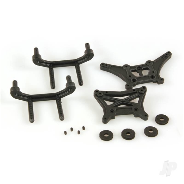 HLNA0202  Shock Tower and Body Mount Set (Dominus TR)