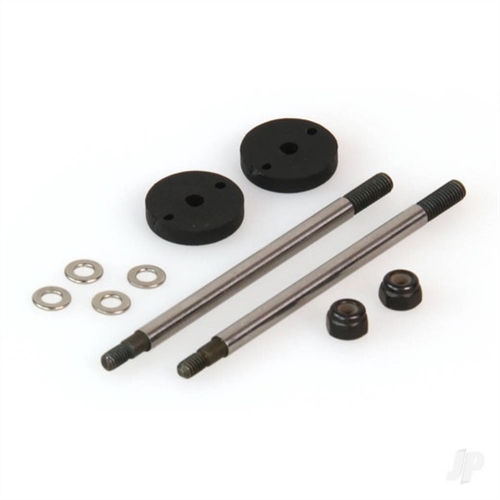 Shock Shaft Set, Big Bore, Rear (Dominus)