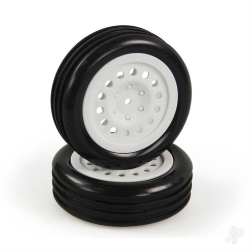 Tire and Wheel Set, Front, White, Premounted (Criterion)