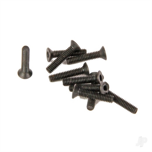 M2 Countersunk Screws Black (2x10mm) Allen Head 10pcs