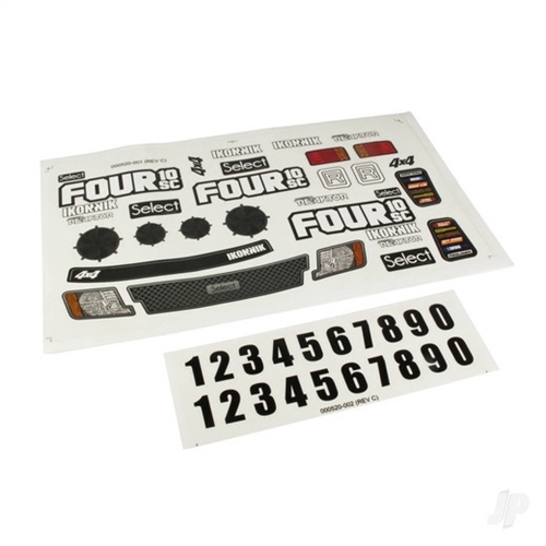Decal Sheet (Four 10SC)