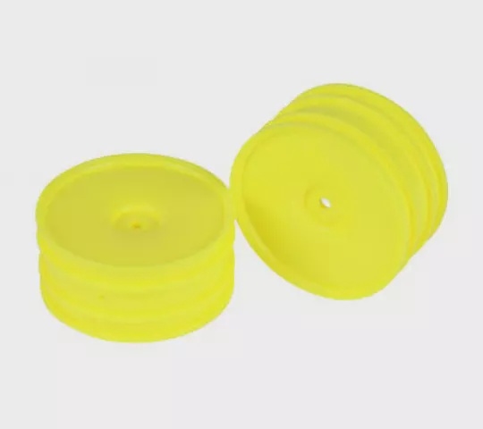 1:10 Buggy Wheel Rim 62.5mm O/D 29.5mm Width Yellow (12mm Hex) Pair