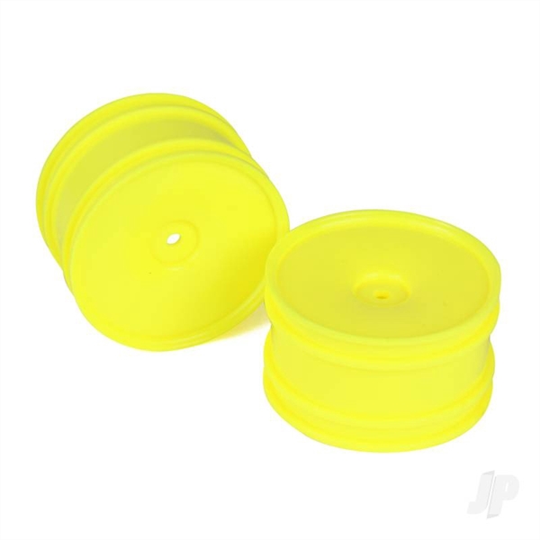 1:10 Buggy Wheel Rim 62.5mm O/D 36.5mm Width Yellow (12mm Hex) Pair