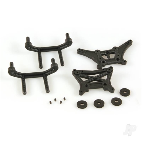 HLNA0202  Shock Tower and Body Mount Set Dominus TR