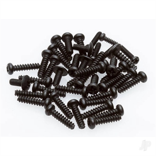 Button Head Philips Screws Black Assorted