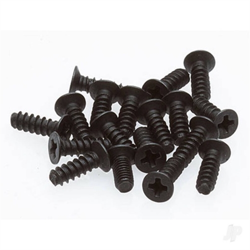 Flat Head Philips Screws Black Assorted