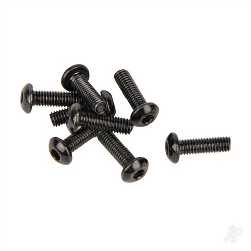 M3 Button Head Screws Black 3x10mm Allen Head 10pcs