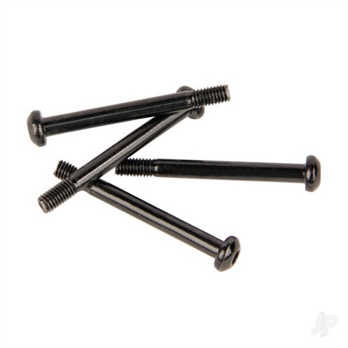 M3 Shouldered Screws Black 3x29mm Allen Head 4pcs