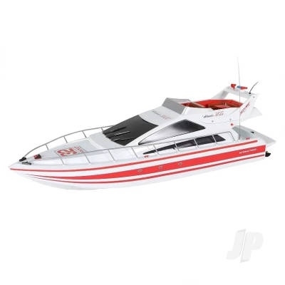 Atlantic Yacht (Luxury Powerboat) RTR, Red (700mm)