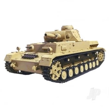 116 Dak PZKPFWIV AUSF F-1 with Infrared Battle System 24GHz + Shooter + Smoke + Sound + Metal Gearbox