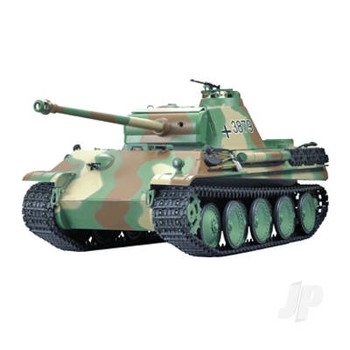 116 German Panther Type G I with Infrared Battle System 24GHz + Shooter + Smoke + Sound + Metal Gearbox