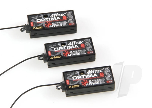 Optima 6 Rx Triple Pack AFHSS Batt Telemetry
