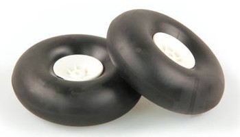 4.0in - (100mm) White Wheels (2pcs)