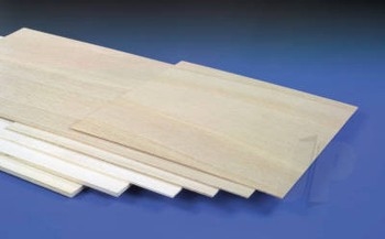 2mm (3/32in) 1200x300mm Light Ply (Gos)
