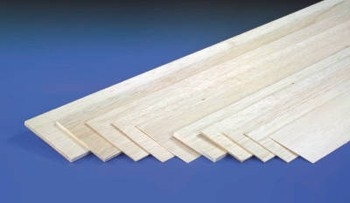 1.0mm 1mx100mm Sheet Balsa
