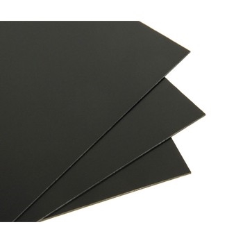 9x13in Black Plastic Card 30Thou. (.75mm)