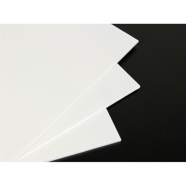 9x12in White Plastic Card 40Thou. (1.0mm)