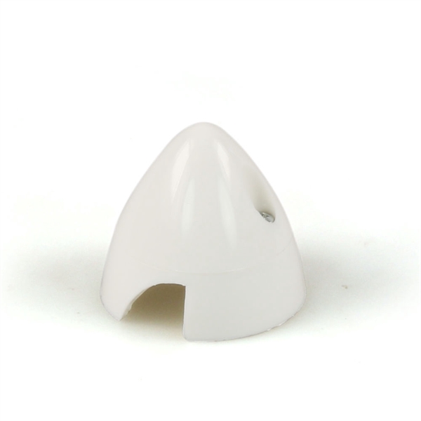 1 1/2in (37mm) White Nylon Spinner