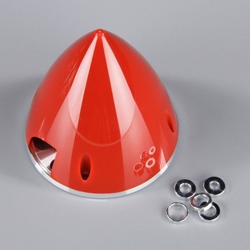102mm Red Spinner (with Aluminium Back Plate)