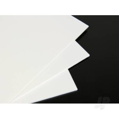 9x12in White Plastic Card 15Thou. (.38mm)