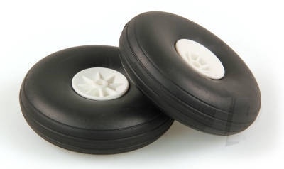 3.0in - (75mm) White Wheels (2pcs)